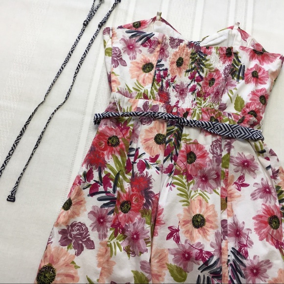 Aryeh Floral Summer Dress, Removable Straps, sz M - Picture 8 of 8
